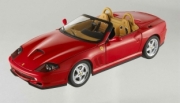 Ferrari 550 Barchetta red with brown interior berlinetta red with brown interior 1/18