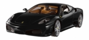 Ferrari F430 noir avec int&eacute;rieur rouge noir avec int&eacute;rieur rouge 1/18