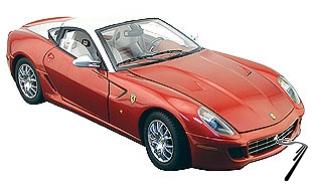 Ferrari 599 GTB red / grey GTB red / grey 1/18