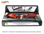 Ferrari F150&deg; Italia et 375 F1 1951 - coffret 60 ans de victoires  1/43