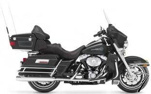 Harley Davidson FLHTCU Ultra Classic Electra Glide Noir  1/12