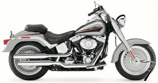 Harley Davidson FLSTF Fat Boy Rouge  1/12
