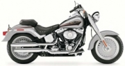 Harley Davidson FLSTF Fat Boy Rouge  1/12