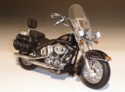 Harley Davidson FLSTC Heritaige Softail classic vivid noire  1/12