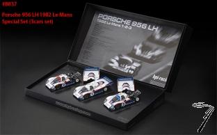 Porsche 956 3 voitures tripl� aux 24H Le Mans  1/43