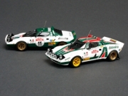 Lancia Stratos HF set, Sanremo, '75 #11 & '76 #4  1/43