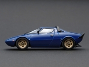 Lancia . HF Stradale bleu 1/43