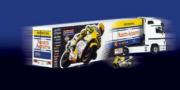 Mercedes Camion d'assistance Honda + moto NSR500 Camion d'assistance Honda + moto NSR500 1/24