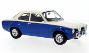 Ford . MK1 RS 1600 blanche / bleu 1/18