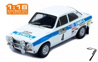 Ford Escort MKI RS 1600 - #4, Rallye RAC  1/18