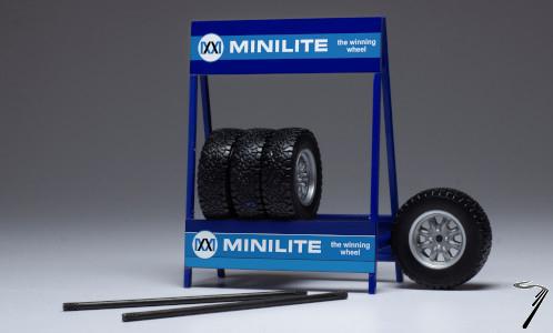 Divers Rack de roues Minilite Rack de roues Minilite 1/18