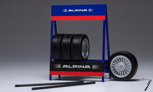 Divers Rack de roues Alpina Rack de roues Alpina 1/18