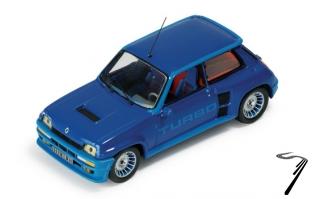 Renault . Turbo 1 bleue 1/43