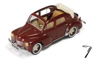 Renault . D�couvrable marron 1/43