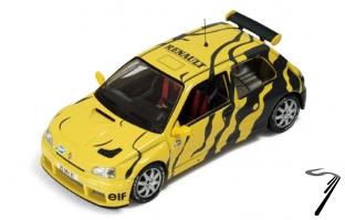 Renault Clio Maxi Test Car Jaune et Gris 1995 Maxi Test Car Jaune et Gris 1995 1/43