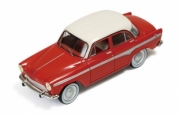 Simca . P60 Montlh&eacute;ry wite & red 1/43