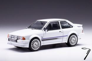 Ford Escort MK III RS Turbo blanche MK III RS Turbo Orange 1/43