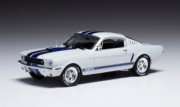 Ford Mustang Shelby GT 350 Blanches bandes bleus Shelby GT 350 Blanches bandes bleus 1/43
