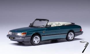 Saab . cabriolet vert 1/43