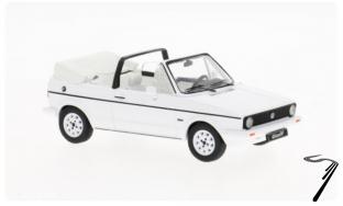 Volkswagen . MK I Cabriolet blanc 1/43