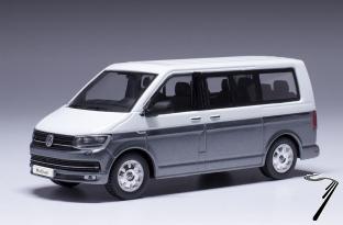 Volkswagen . Multivan Blanc - Gris 1/43
