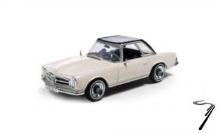 Mercedes 230SL (W113) Hard Top Beige / noir SL (W113) Hard Top Beige / noir 1/43