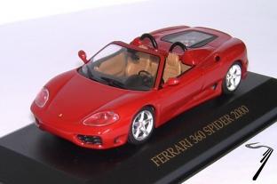Ferrari 360 spider rouge Spider Rouge 1/43