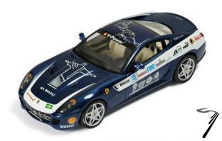 Ferrari 599 GTB Panamericana blue  1/43