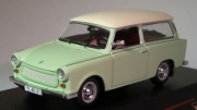 Trabant .  601 KOMBI  Pastel green & White 1/43