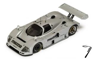 Mazda 787B Version test argent  1/43