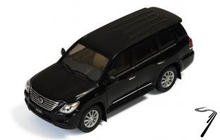 Lexus . 570 argent intrieur beige 1/43