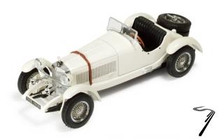 Mercedes . White 1/43