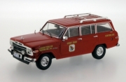 Jeep . Lakes fire red- B roken box - model OK 1/43