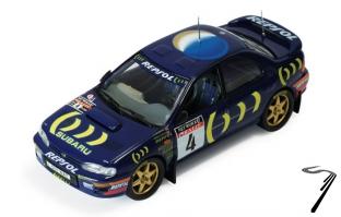 Subaru Impreza 555 #4 1st World Champion RAC Rally  1/43