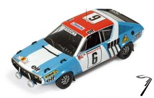 Renault 17 Gordini #6 Moroco Rally  1/43