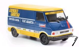 Fiat 242E Abarth Olio Flat assistance rallye  1/43