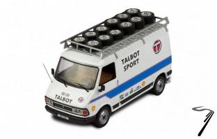 Citroen C35 Assistance Talbot Sport - avec galerie et roues  1/43