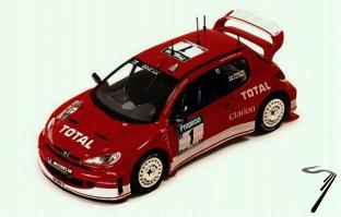 Peugeot 206 WRC New Zealand Rally  1/43