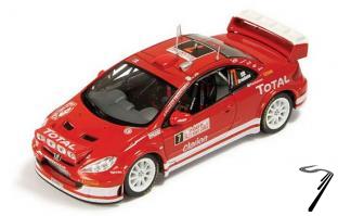 Peugeot 307 Monte carlo rally with light  1/43