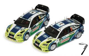 Ford Focus 1st Sweden & 3rd Finland Rally set of 2 cars  1/43