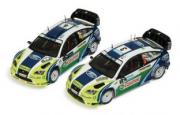 Ford Focus 1er Rallye de Su&egrave;de et 3i&egrave;me Finlande coffret 2 voitures  1/43