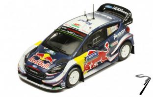 Ford Fiesta WRC 7me rallye Finlande  1/43