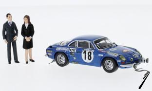 Alpine 1800 S - 1er Monte Carlo - avec figurine Andruet / Biche  1/43