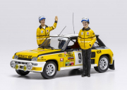 Renault 5 Turbo 1er Monte Carlo avec figurines  1/43