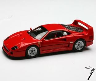 Ferrari F40 Rouge Rouge 1/43
