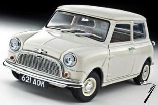 Morris . Mini White 1/18