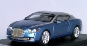 Bentley GTZ Zagato bleu/argent Zagato argent 1/43