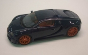 Bugatti Veyron 16.4 Super Sport bleue carbonne int&eacute;rieur orange 16.4 Super Sport bleue carbonne int&eacute;iruer orange 1/43