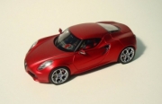 Alfa Romeo 4C Concept Car Geneva Carshow 2011 metallic red Concept Car Geneva Carshow 2011 metallic red 1/43
