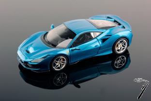 Ferrari F8 Tributo bleu - Salon de Geneve Tributo bleu - Salon de Geneve 1/43